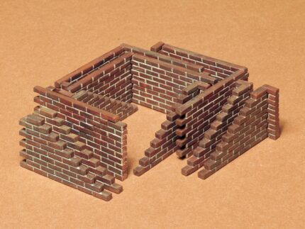 Tamiya 1/35 Brick Wall Set (TA35028) - TA35028