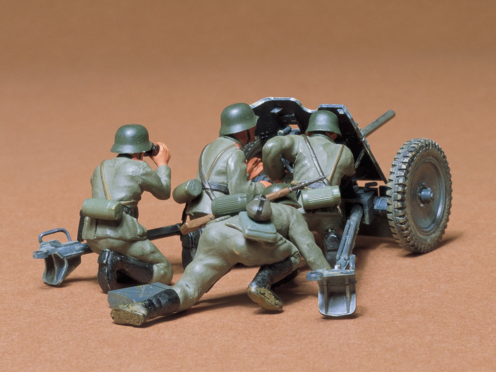 TA35035_1 Tamiya 1/35 GER 3.7Cm Antitank Gun (TA35035) - TA35035