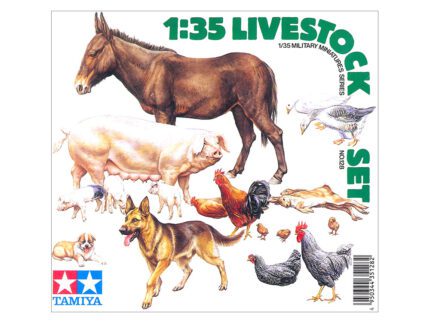 Tamiya 1/35 Livestock Set (TA35128) - TA35128