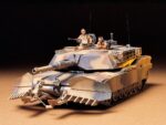Tamiya 1/35 M1A1 Abrams with Mine Plow (TA35158) - TA35158