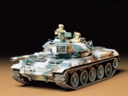 Tamiya 1/35 Type 74 Tank Winter Version (TA35168) - TA35168