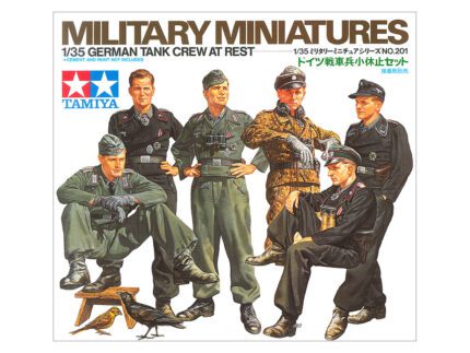 Tamiya 1/35 German Tank Crew At Rest (TA35201) - TA35201
