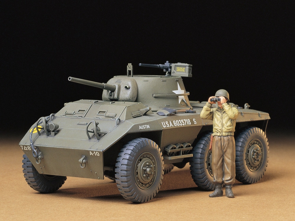 TA35228_1 Tamiya 1/35 M8 Light Armored Car Greyhound (TA35228) - TA35228