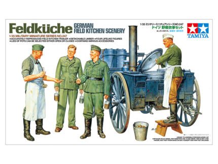 Tamiya 1/35 German Field Kitchen Scenery (TA35247) - TA35247