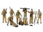 Tamiya 1/35 Africa Luftwaffe Art Crew Set (TA35343) - TA35343
