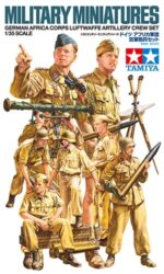 Tamiya 1/35 Africa Luftwaffe Art Crew Set (TA35343) - TA35343