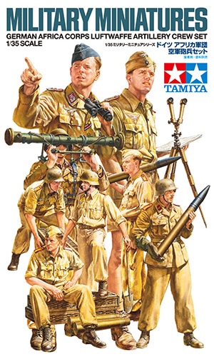 Tamiya 1/35 Africa Luftwaffe Art Crew Set (TA35343) - TA35343