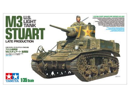 Tamiya 1/35 M3 Stuart U.S. Light Tank (TA35360) - TA35360