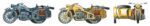 Tamiya 1/35 KS600 Motorcycle & Sidecar (TA35384) - TA35384
