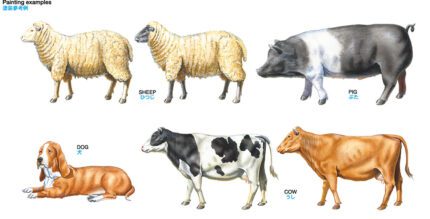 Tamiya 1/35 Livestock Set II (TA35385) - TA35385