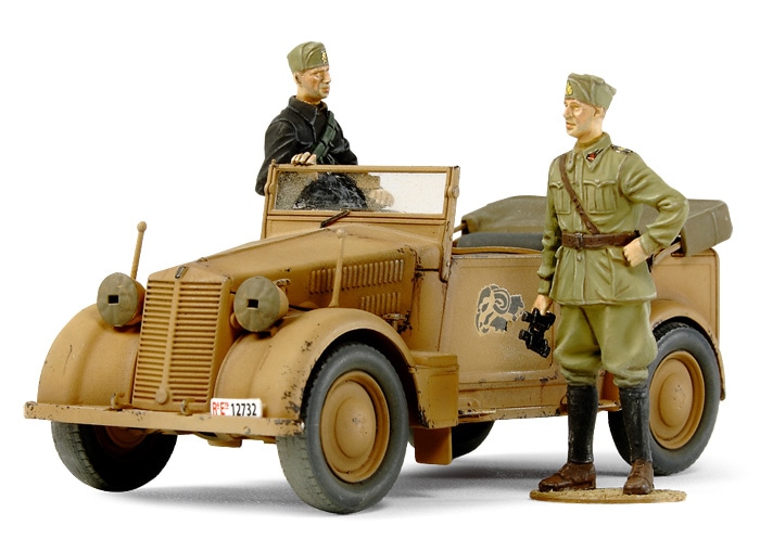 TA37014_1 Tamiya 1/35 Italian 508CM "Coloniale" Staff Car (TA37014) - TA37014