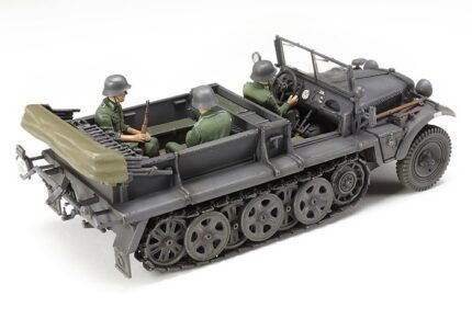 Tamiya 1/35 German 1 Ton Half-Track (TA37016) - TA37016