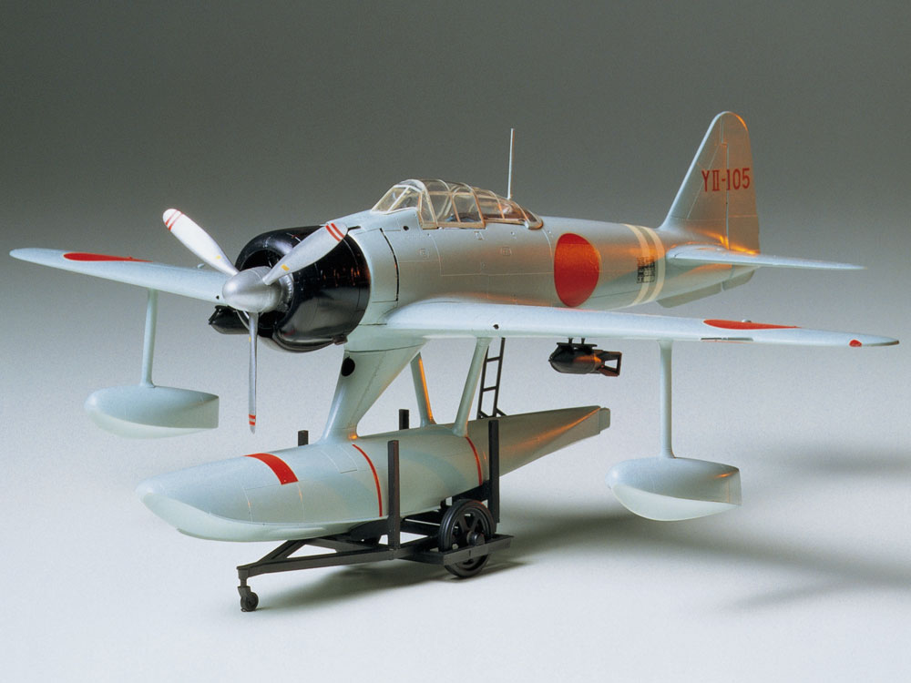 TA61017_1 Tamiya 1/48 Nakajima A6M2N Type2 Fighter (TA61017) - TA61017