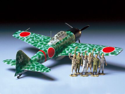 Tamiya 1/48 Mitsubishi A6M3 Zero Fighter (TA61025) - TA61025