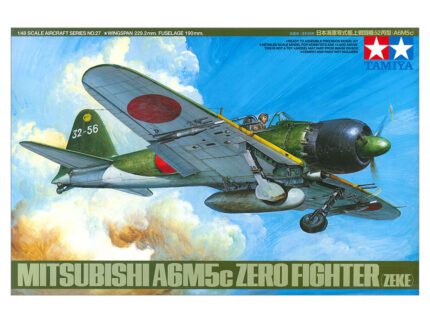 Tamiya 1/48 Mitsubishi A6M5c Zero Fighter (TA61027) - TA61027