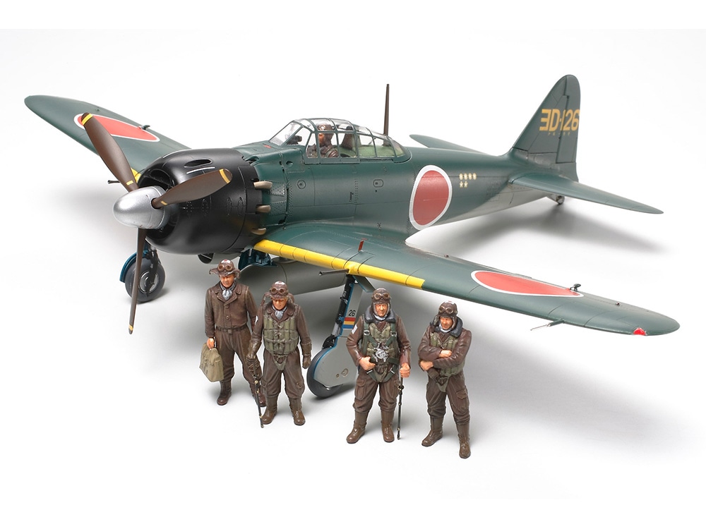 TA61103_1 Tamiya 1/48 Mitsubishi A6M5/5A Zero Fighter (TA61103) - TA61103