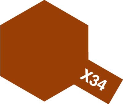 สีน้ำอะคริลิคเมทัลลิกสีน้ำตาล X-34 - TA81534