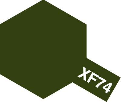 สีอะคริลิค XF-74 โอลีฟดราบ (JGSDF) - TA81774