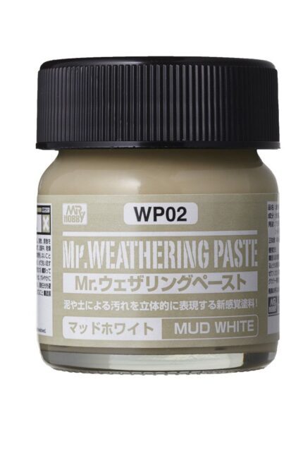 น้ำมันเคลือบ MR.WEATHERING PASTE MUD WHITE - WP-02